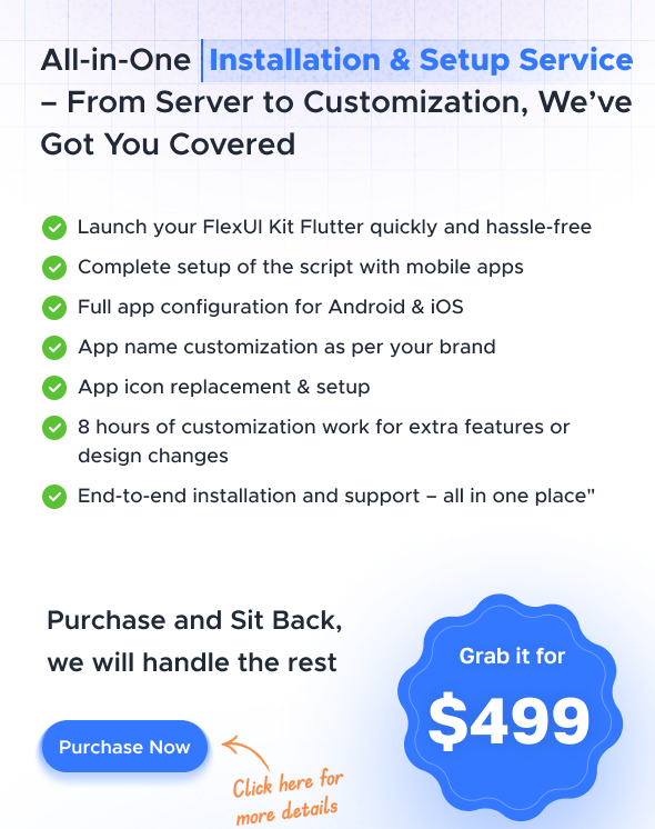 FlexUI Kit Flutter - Best Flutter UI Kit - 4