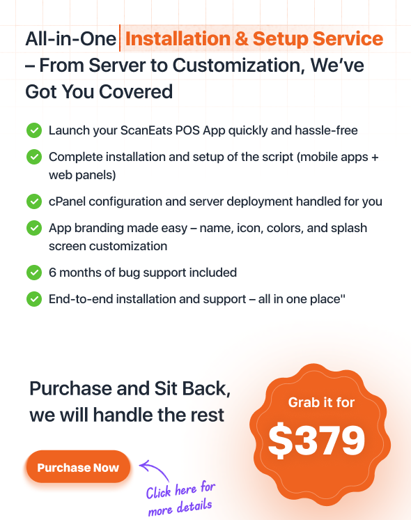 ScanEats - QR Code Multi-Restaurant Menu Maker and Table Ordering System with POS Web and App - 2