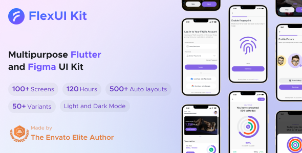 FlexUI Kit Flutter - Best Flutter UI Kit